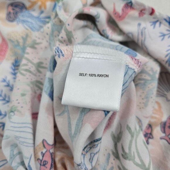 Jane and Delancey Womens Beach Button Up Top Sz 1X Travel Nautical Island Cruise - Picture 9 of 11